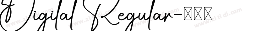 Digital Regular字体转换